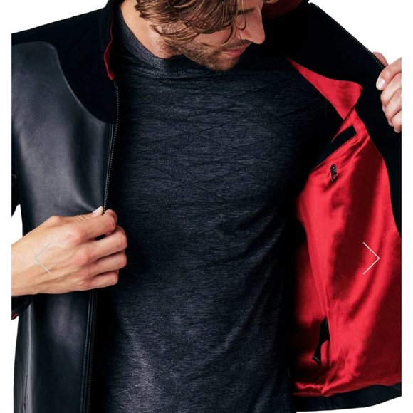 Cadogan men's leather jacket - Picture 1 of 5